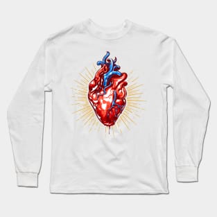 Heart Anatomy Long Sleeve T-Shirt